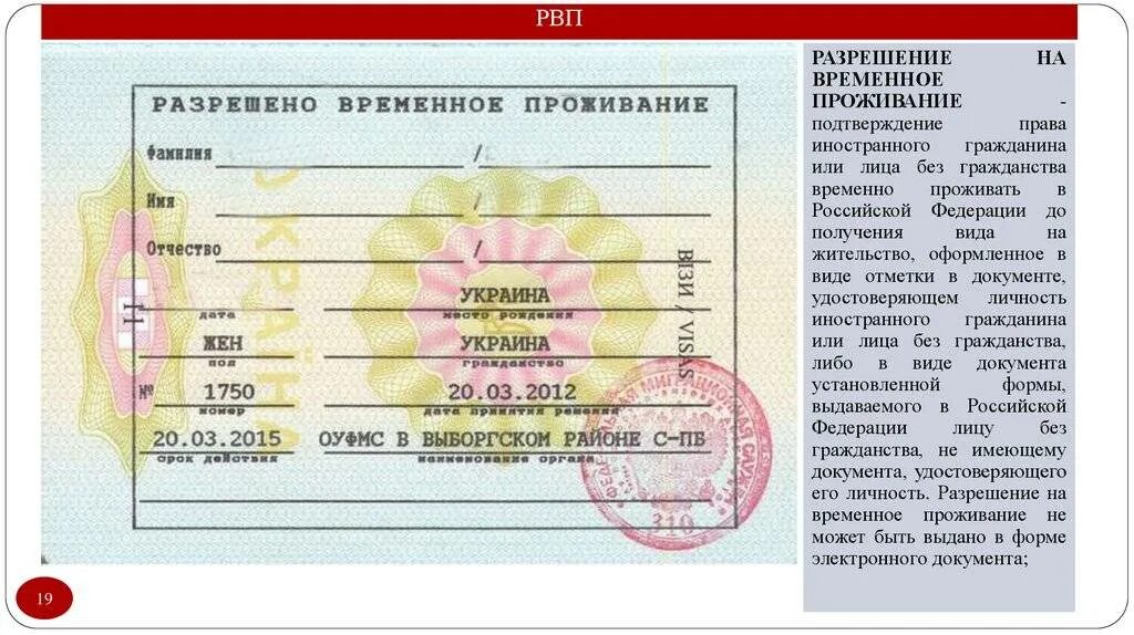 Как получить рвп иностранному гражданину
