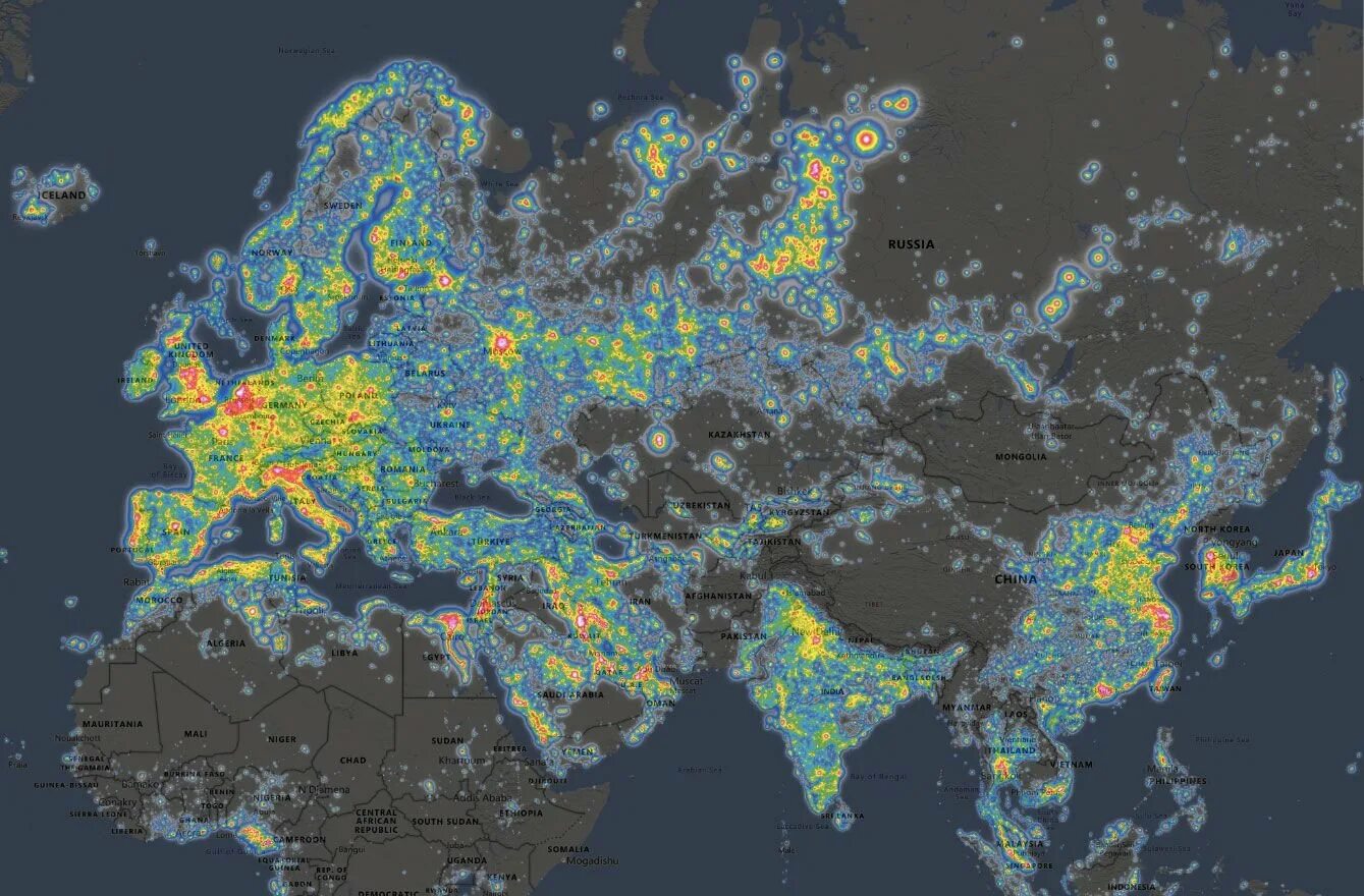 Города света карта. Карта светового загрязнения России 2023. Световая загрязненность России карта. Карта засветки неба.