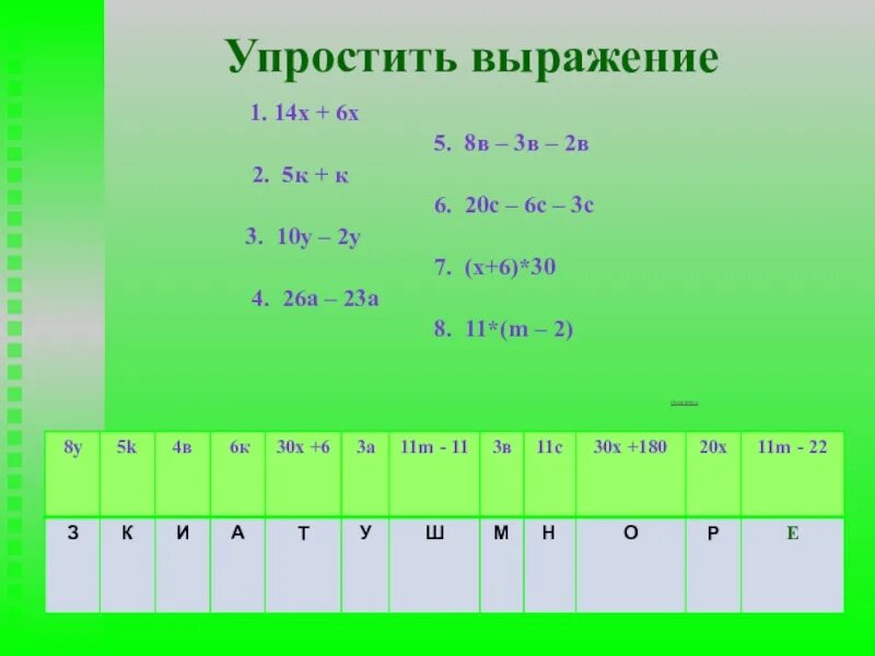 Х 6 25 30. Упростите выражение с х. Выполнить действия и упростить. Выражение х>6-. Упростить выражение с х 6 класс.