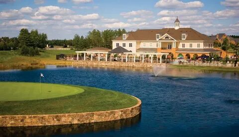 Over the country club