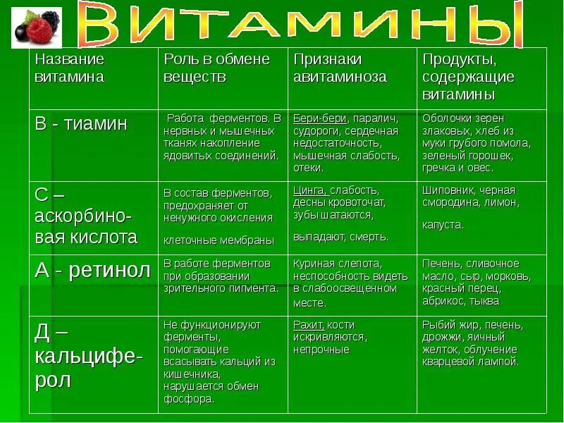 Витамины продукты и заболевания. Витамины 8 класс биология таблица витамины. Таблица по теме витамины биология 8 класс. Таблица витамины 8 класс биология функции продукты. Характеристика витаминов таблица биология 8 класс.