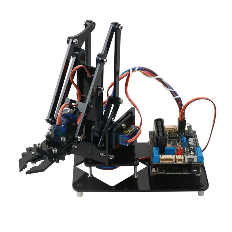 Управляемый манипулятор. Diy набор робот-манипулятор mearm. робот-платформа с манипулятором на шасси mearm. конструктор на ардуино робот. робот машина манипулятор ардуино.