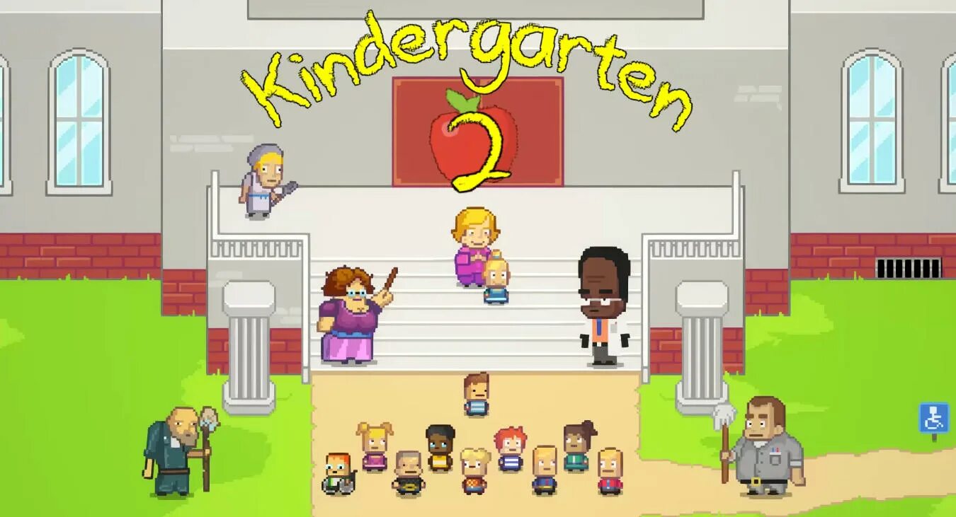 Садик 2 игра. Kindergarten 2 игра. Киндергартен 3. Киндергарден игра. Киндергартен 2 персонажи.