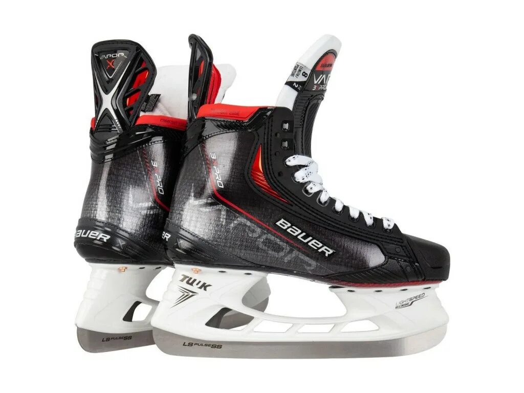Коньки bauer vapor 3x. Хоккейные коньки bauer vapor 2. Коньки bauer vapor 10. 9. Bauer supreme 1s коньки.