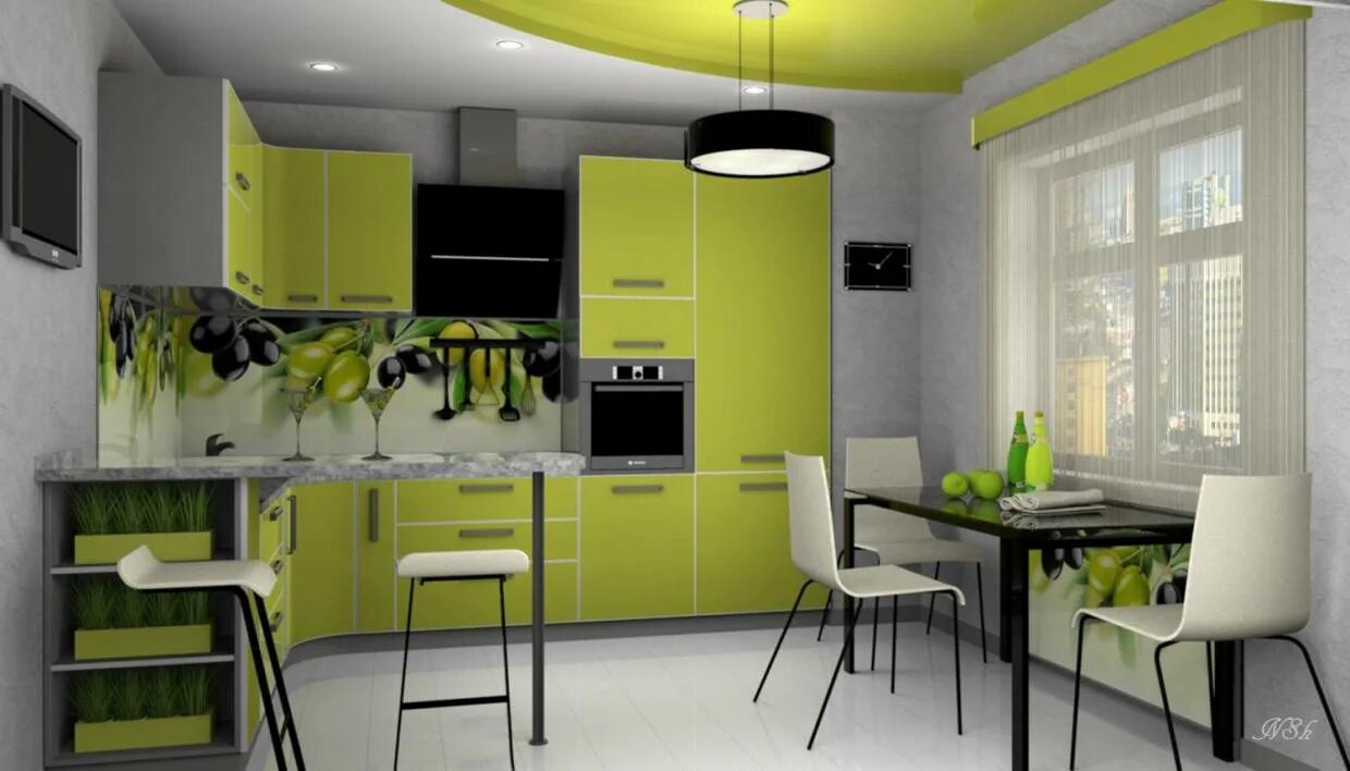 Кухня зеленого цвета. Кухонный гарнитур зеленый. Кухня в зеленых тонах. Кухня в салатовом цвете. Как подобрать обои гарнитуру