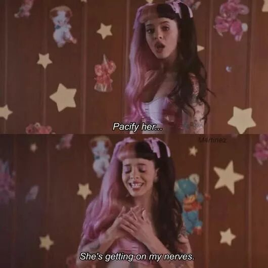 Mel she. Мелани мартинес pacify. песня pacify her. melanie martinez pacify her. pacify her melanie martinez обложка.