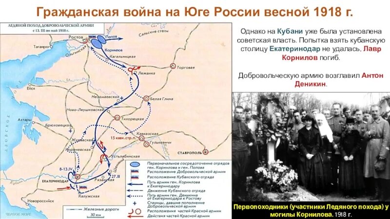 Сколько погибших в гражданскую войну в россии. Карта гражданской войны в России 1918 на юге.