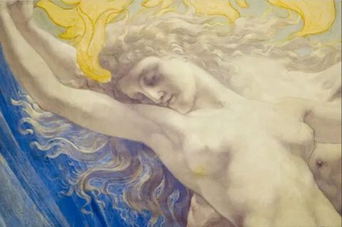 ДЕЛЬВИЛЬ ЖАН Искусство Бельгии / Jean Delville painter, writer 1867-1953.