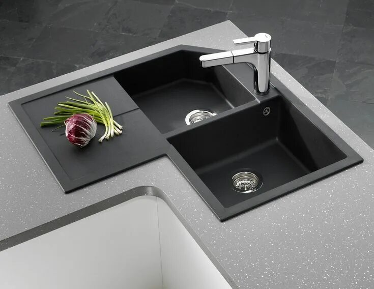Белая мойка из искусственного камня Technistone - купить в Казани по цене 6 460 