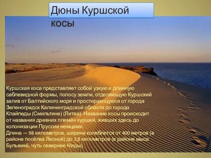 Расписание куршская коса
