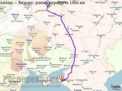 Брянск вязьма расстояние