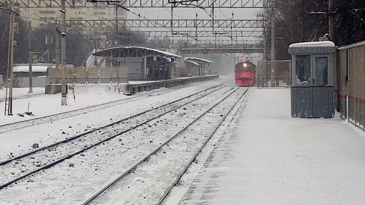 Электричка станция фабричная