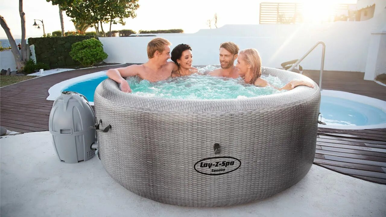 Спа бассейн lay z spa. Бассейн надувной спа bestway lay-z-spa cancun airjet 60003, 180х66 см. bestway lay-z-spa. bestway lay-z-spa cancun airjet 60003. джакузи bestway lay-z-spa.