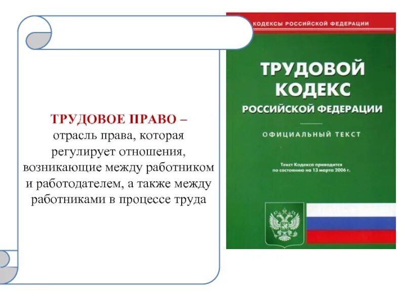 Право регулирующее отношения работника и работодателя. Трудовой кодекс отрасль права. трудовой кодекс это отрасль. трудовое право как отрасль российского права. кодексы по отраслям права.