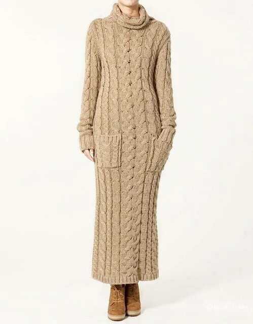 Вязаные длинные платья фото Women's Hand Knit Dress 21E Носить шарфы, Как носить шарф, Схемы вязаных крючком
