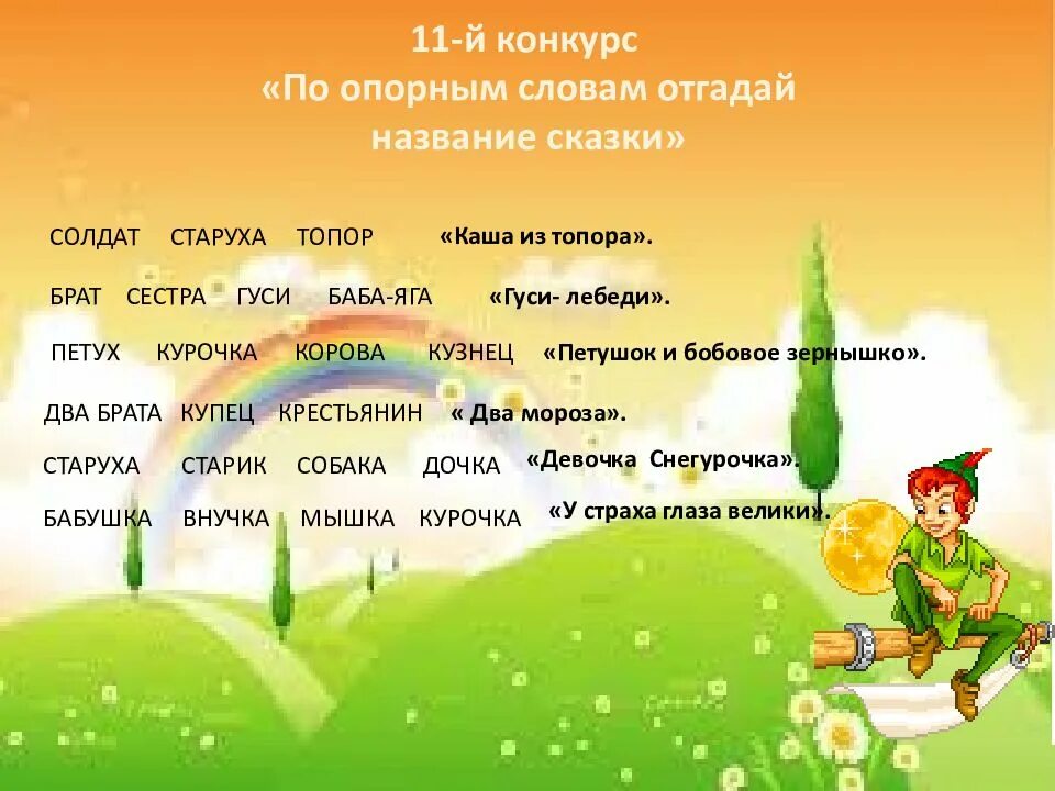 Слова угадывать сказки. Сказка по опорным словам. Отгадать сказку по опорным словам. Опорные слова к сказке. Отгадай название сказки по опорным словам.