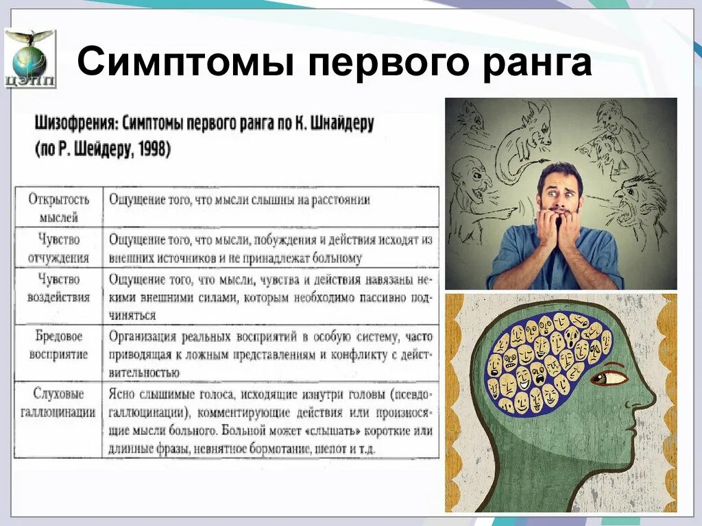 Симптомы 1 и 2 ранга при шизофрении. Симптомы первого ранга шизофрении. Симптомы первого ранга Шнайдера. Шизофрения шизотипические и бредовые. Шизофрения начальные симптомы