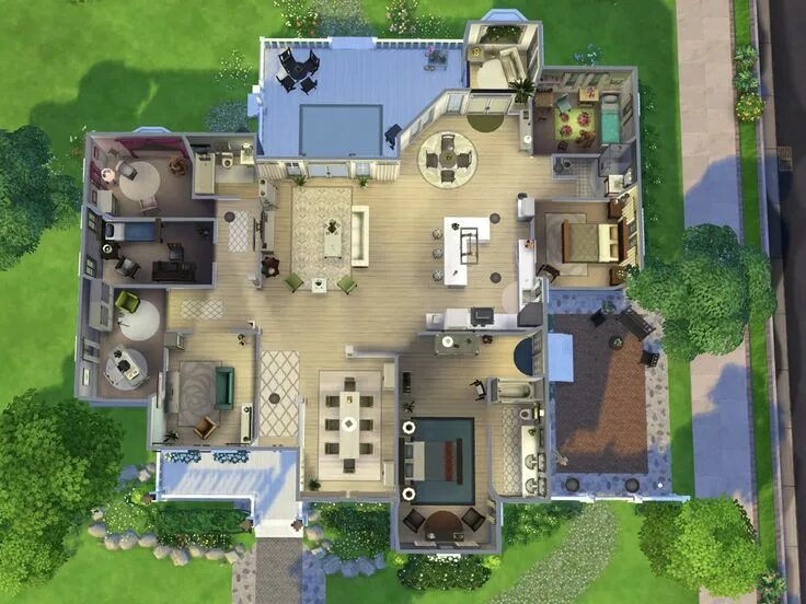 Pin on Floor plans House floor plans, Sims house plans, Sims 4 house plans