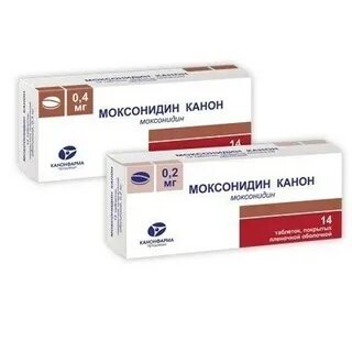Капотен после моксонидина можно