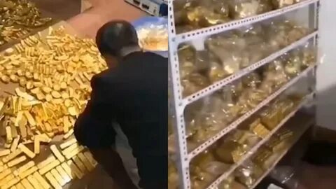 У таможенника нашли тонны золота
