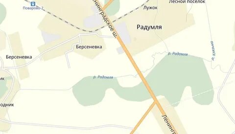 Поварово московская область на карте