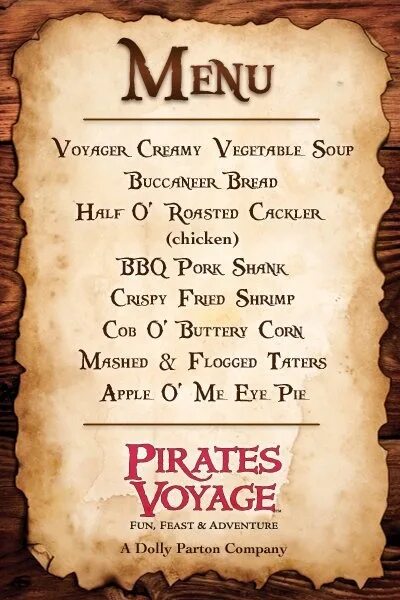 Дизайн меню в пиратском стиле. Pirate menu. Меню для пиратского ресторана. Список меню. Пиратское меню.