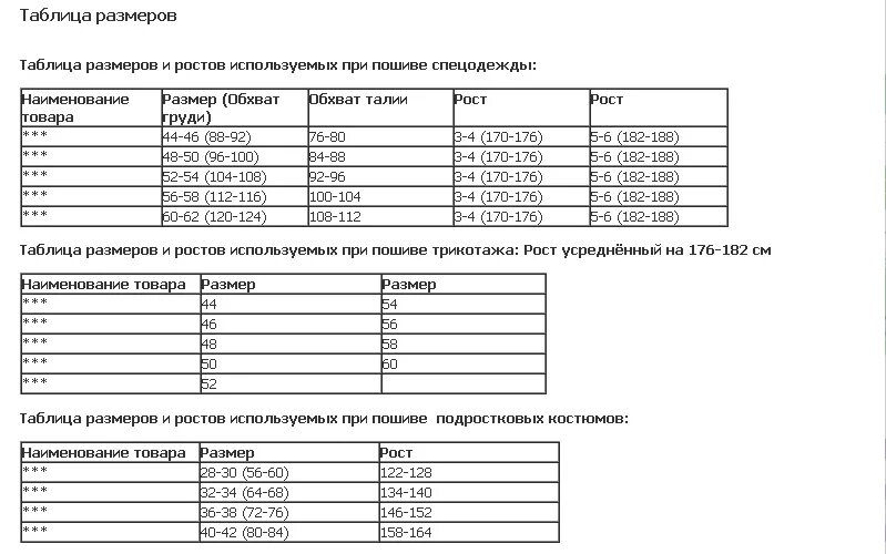 Сколько сантиметров взрослый. Размеры одежды таблицы рост 3. Таблица размеров рост 3. Таблица размеров спецодежды для мужчин. Размерная сетка мужской рост для спецодежды.