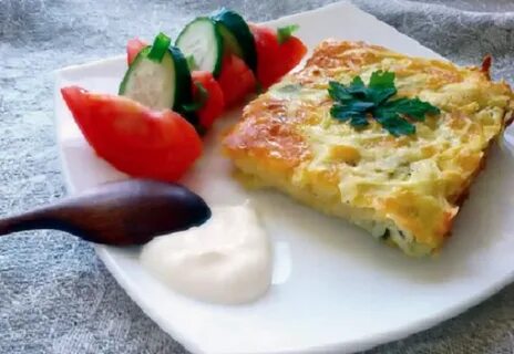 Картофельная запеканка пюре с сыром