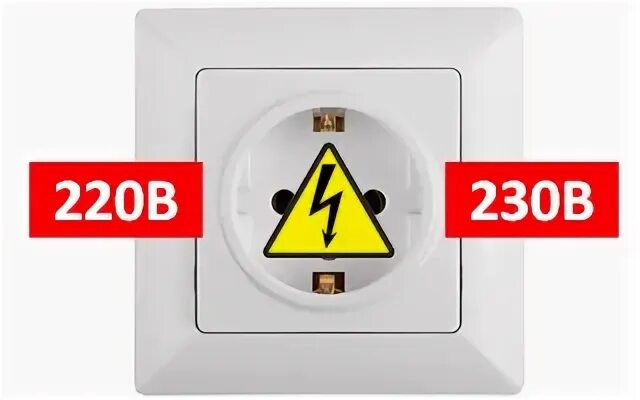 Розетка напряжение 220 230
