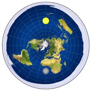 Карта Плоской Земли Фото.