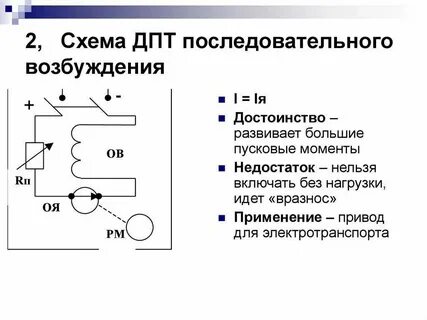 Двигатель постоянного схема подключения
