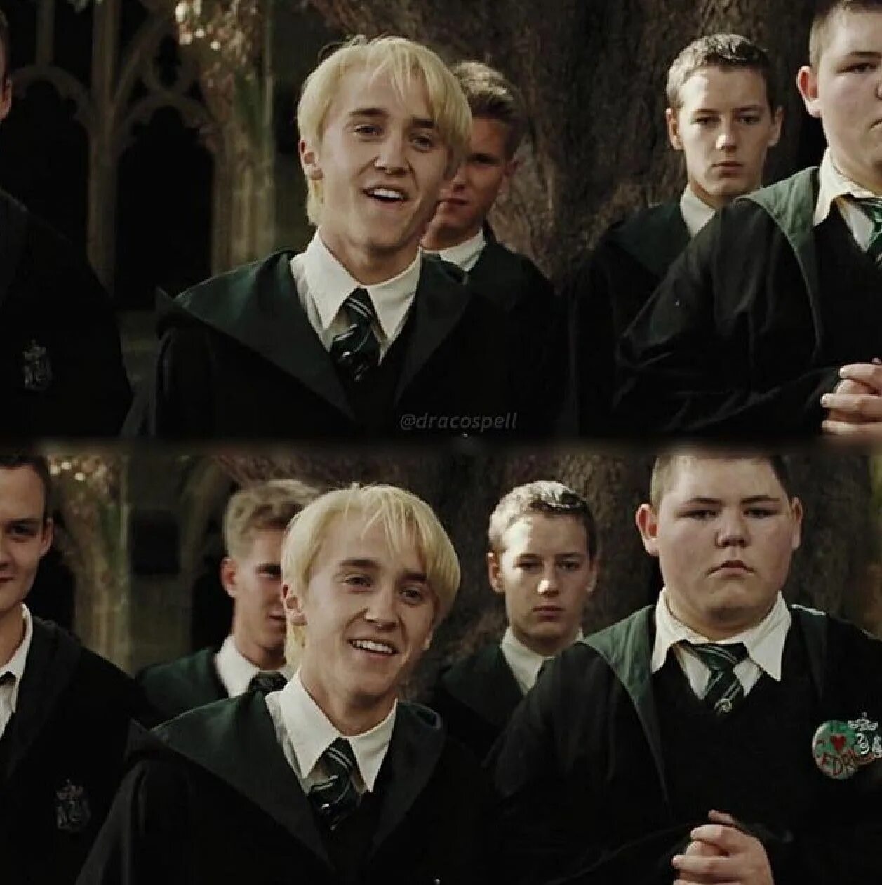 Гарри поттер дрка малф. Слизерина драко малфой. Гарри рон гарри поттер гермиона драко малфой арт. Хогвартс драко. Том фелтон узник азкабана.