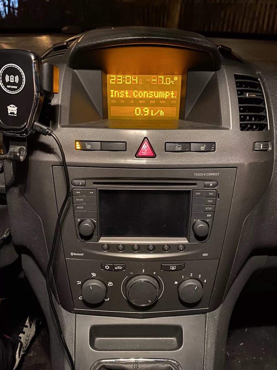 Как установить время на опель. Магнитола опель зафира б. touch&amp;connect opel antara.