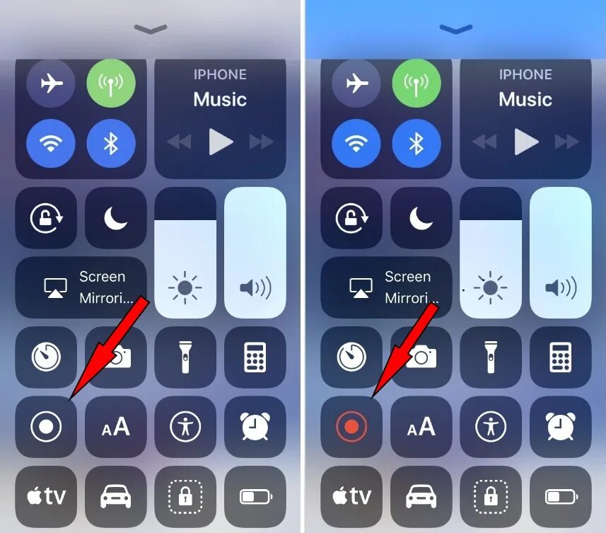 Запись с экрана телефона видео со звуком. Запись экрана iphone. Запись экрана иос. Кнопка записи экрана на айфоне.