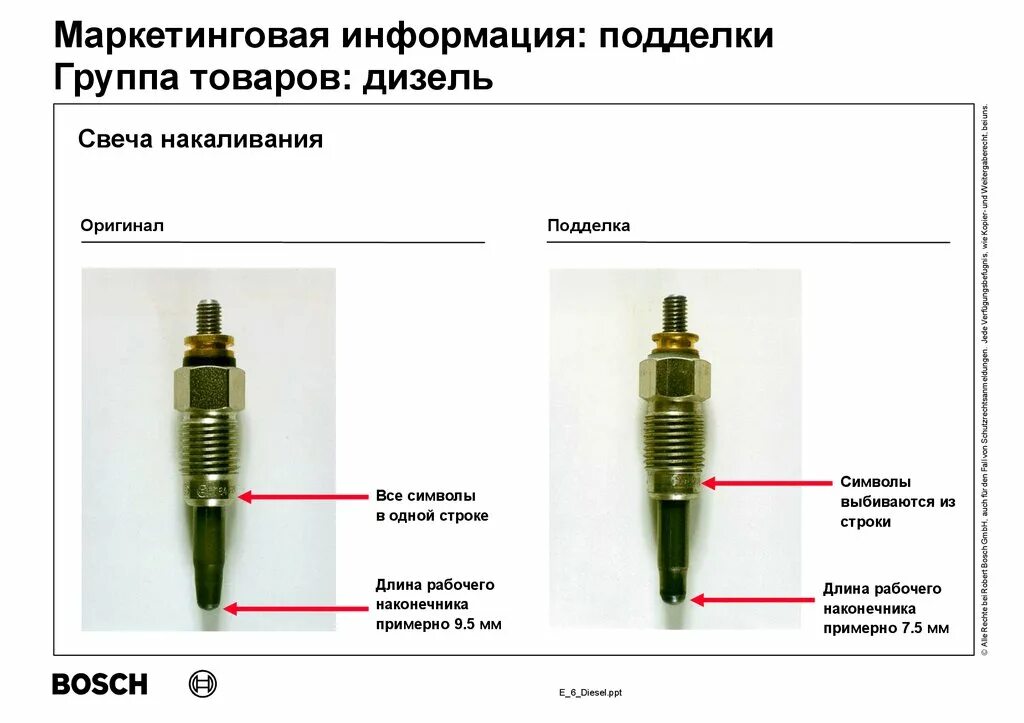 Какие свечи на дизеле