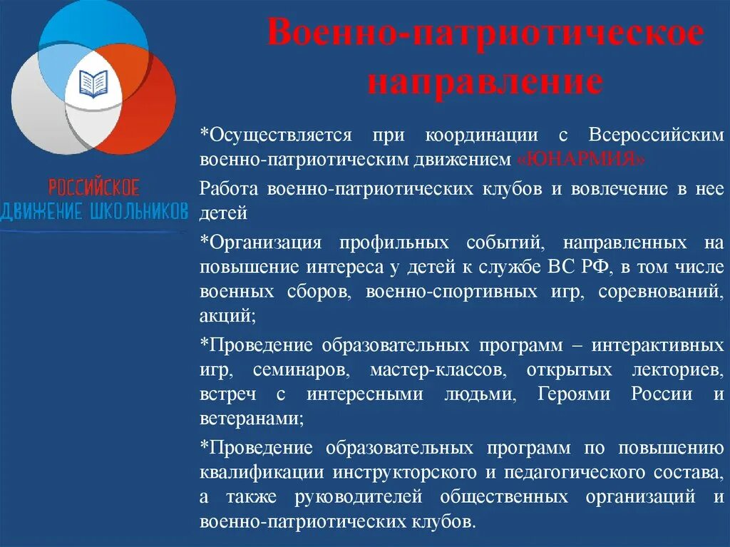 Проект патриотического направления. Военно-патриотическое направление РДШ. Военнораьртотичнское направление. РДШ направления военно патриотическое направление. Воспитание патриотизма направления.