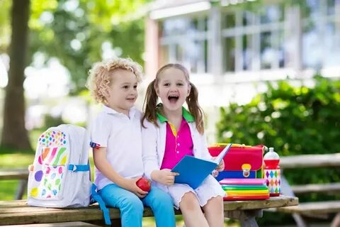 A school day starts