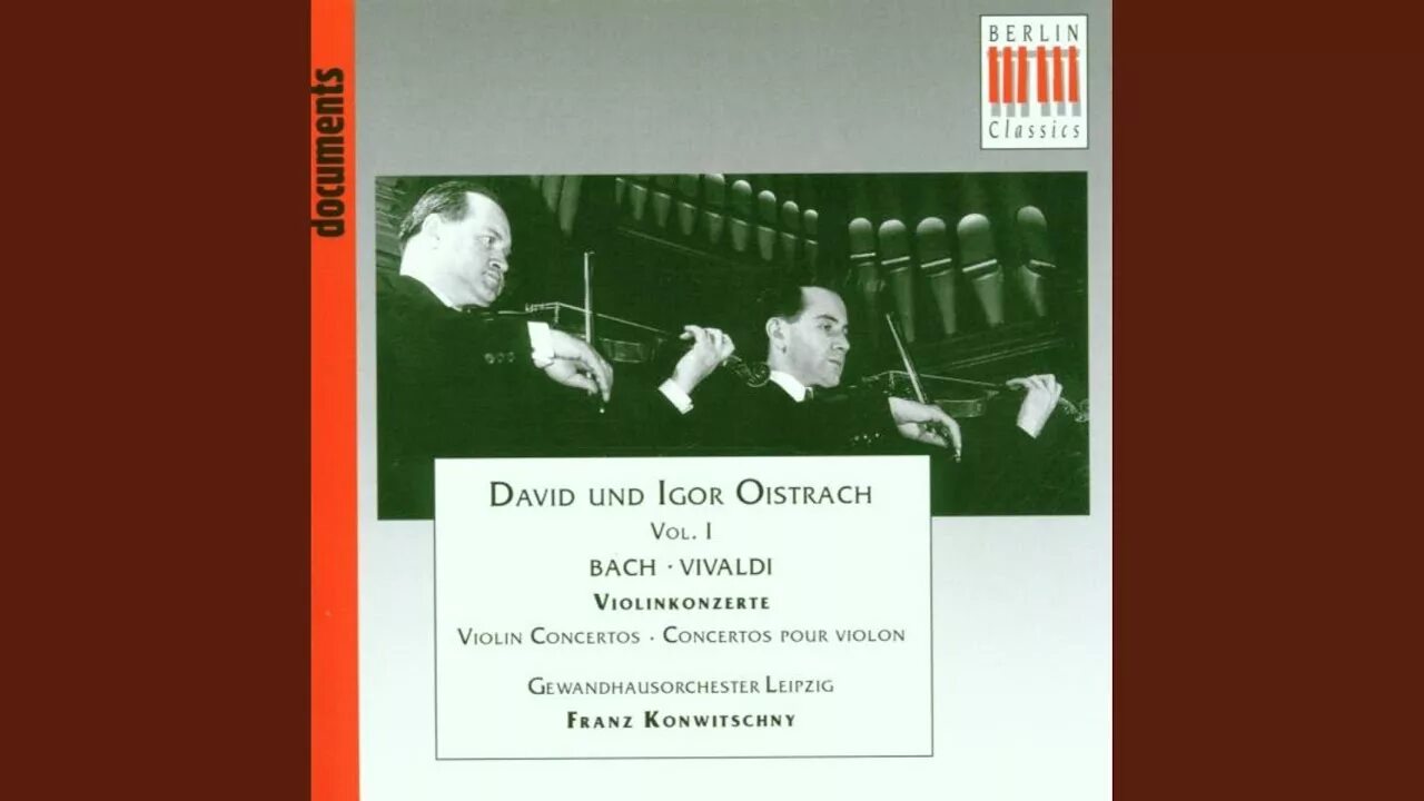 Violin concerto no 2. Оркестр Гевандхаус Лейпциг. Vivaldi Violin Concertos. Mozart - Concerto 5, 7 for Violin - David Oistrakh.