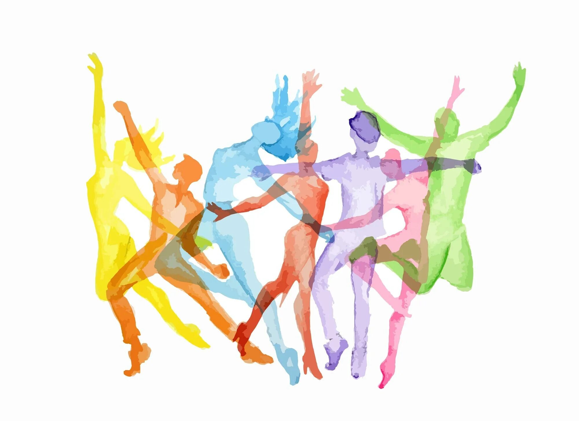 Движение цветных. Танцующие люди. Силуэты танцующих людей. Цветные силуэты танцоров. Танец рисунок.