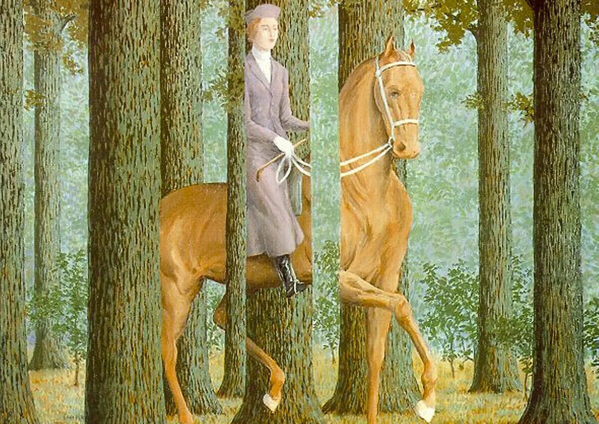 И многих других таким образом. Рене Магритт всадник. Рене Магритт препятствие пустоты. Рене Магритт конь. Рене Магритт (1898-1967).