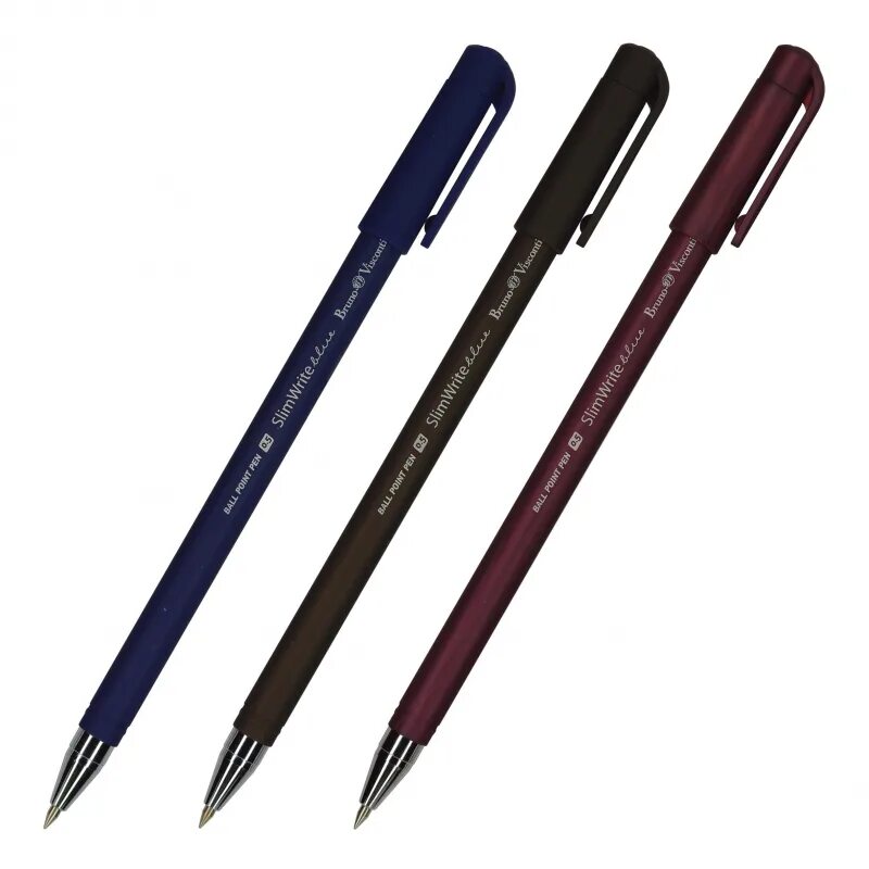 Ручка SLIMWRITE Bruno Visconti. Bruno Visconti ручка шариковая SLIMWRITE 0.5 мм. Шариковая ручка Bruno Visconti SLIMWRITE. Ручка 0.5 шариковая синяя