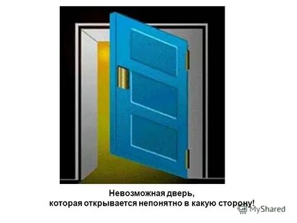В какую сторону открывается дверь