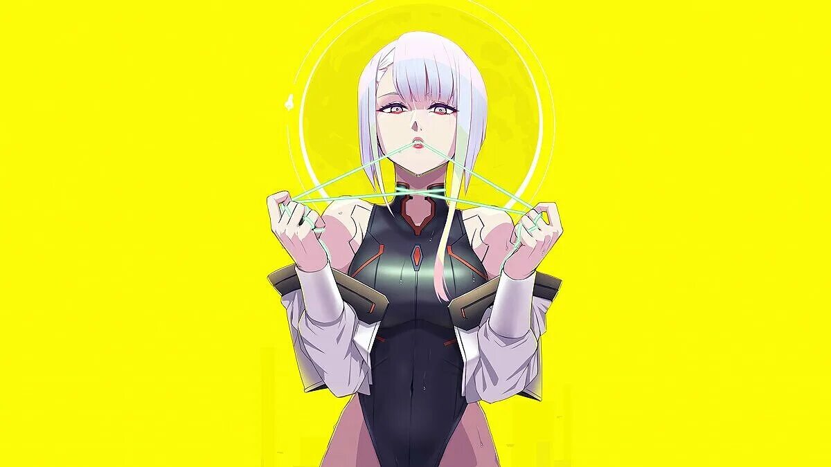 Cyberpunk edgerunner обои. Lucy from cyberpunk edgerunners. Lucy cyberpunk 2077. Люси киберпанк арты. Lucy edgerunners.