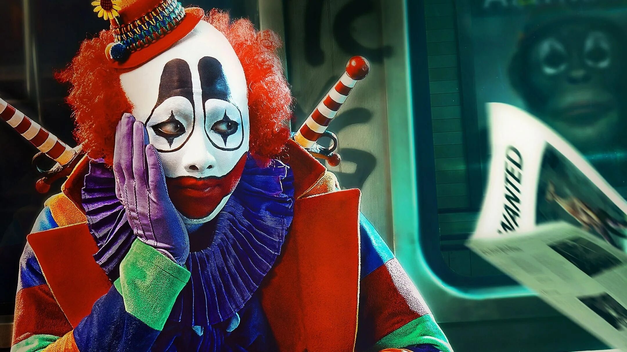 Клоун с сахарной ватой. Where clowns were. Билл мюррей фильм ограбление клоун. Два клоуна. Добрый клоун.