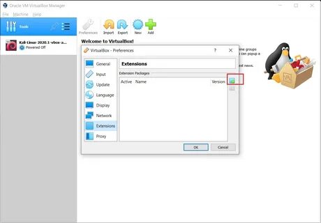 Virtualbox pack