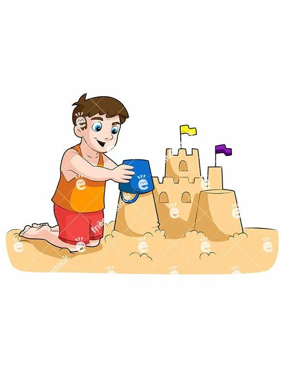 Drive a car make a sandcastle. Дети строят песочный замок. Песок иллюстрация. Песок мультяшный. Мальчик из песка.