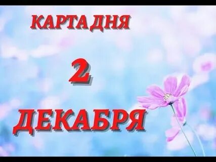 Карта дня 2 декабря
