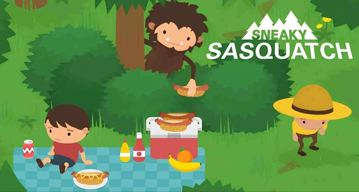 Sasquatch ipa. Сасквотч игра. sneaky sasquatch. game:sneaky sasquatch. apple arcade sneaky sasquatch.