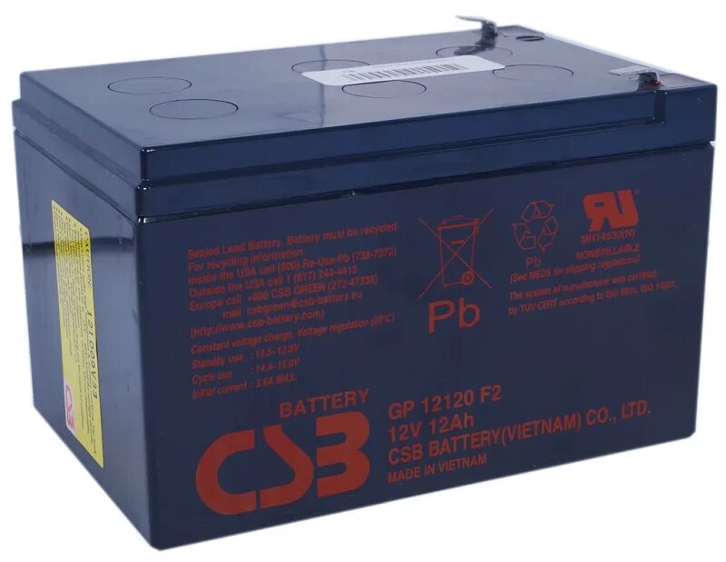 Батарея csb 12v