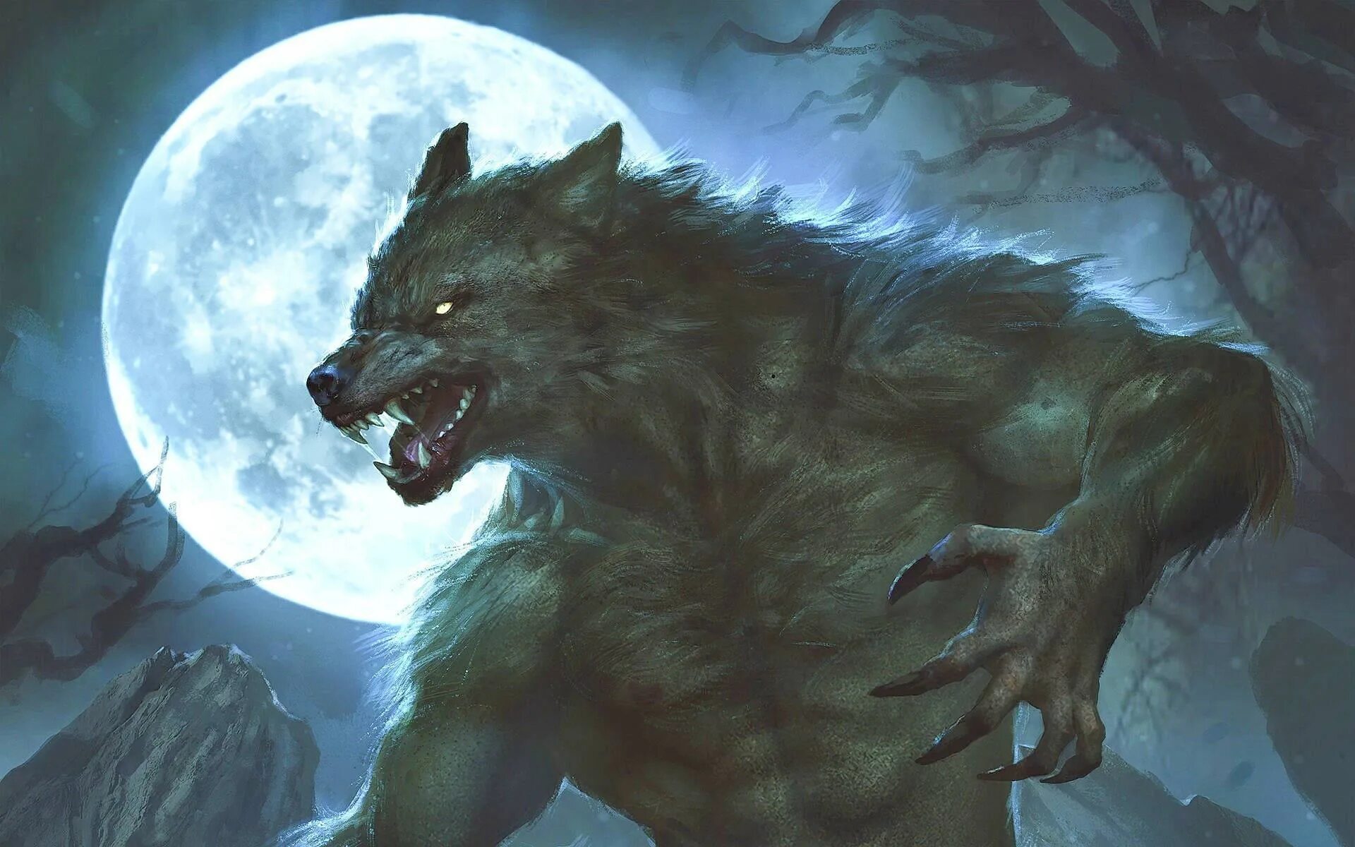 ArtStation - Werewolf, Kirill Khrol Werewolf, Mythical creatures art, Werewolf a